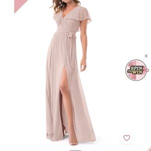 Dusty rose Azazie bridesmaid dress- Jael style